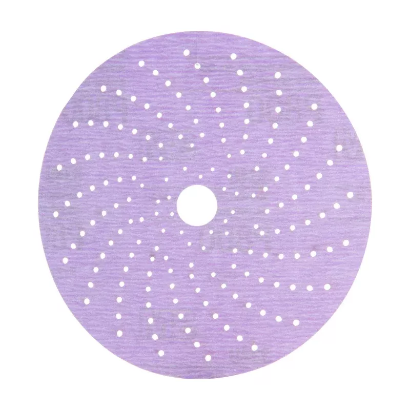 3M 30760800 Grit Hookit Purple Clean Sanding Disc (6″, 50 Pcs, Holes)