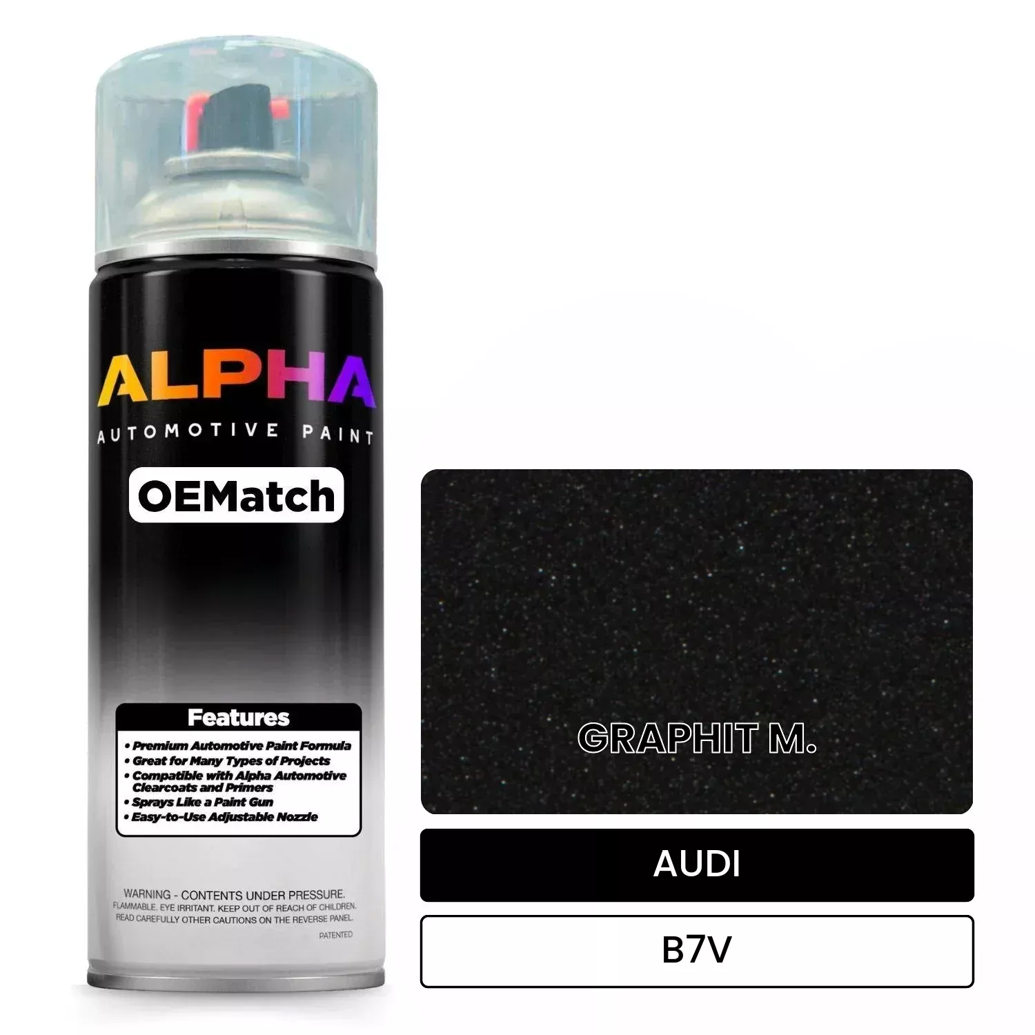 AUDI Blue Graphite Metallic B7V | OEMatch Automotive Spraycan