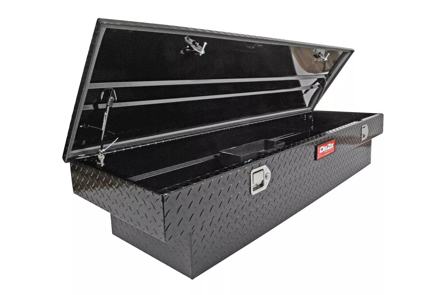 Dee Zee DZ8170B Tool Box - Red Crossover - Single Lid Black BT