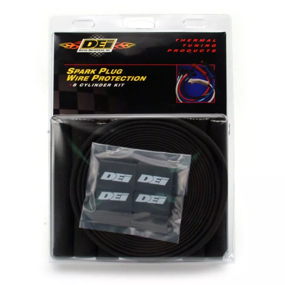 Design Engineering, Inc. 10712 Protect-A-Boot and Wire Kit 8 Cylinder - Black