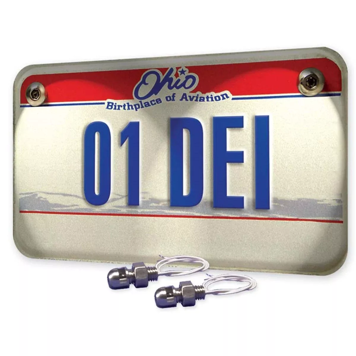 Design Engineering, Inc. 30309 Lite'N Boltz License Plate Lighting Kit - Polished - Dome Head. (4-pc)