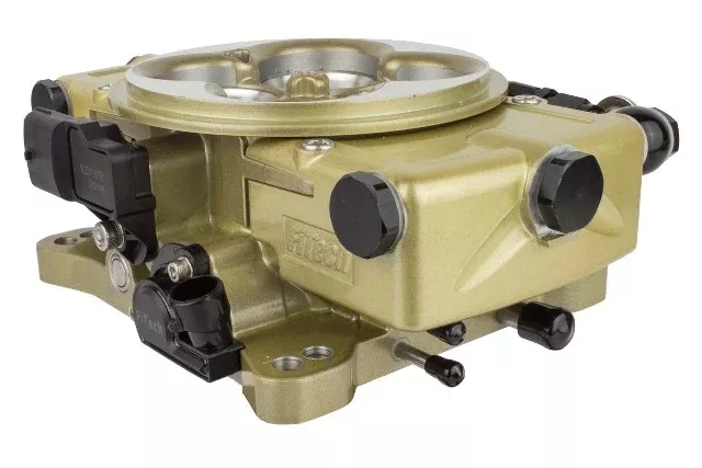 FiTech 30020 Go EFI Classic System Kit Classic Carburetor Gold, 600 HP-External ECU