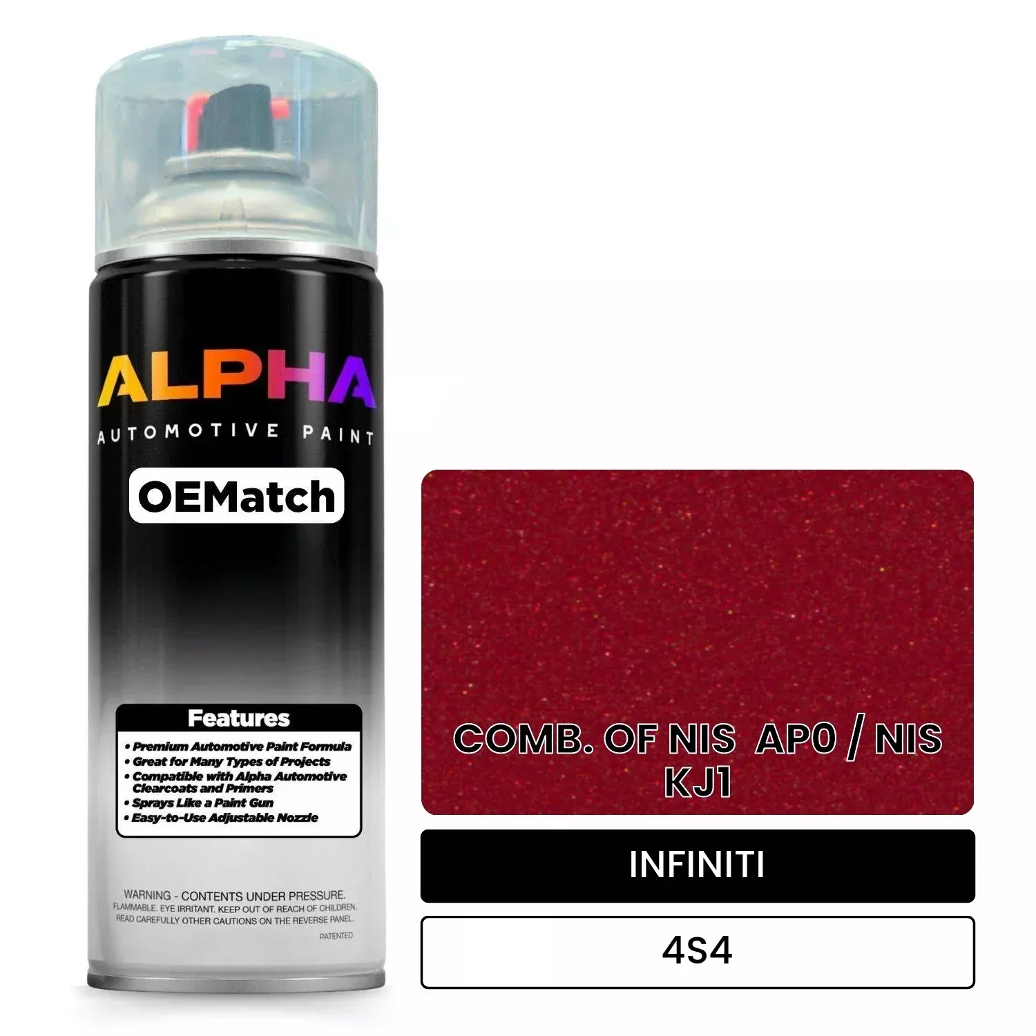 INFINITI COMB. OF NISAP0 / NISKJ1 4S4 | OEMatch Automotive Spraycan
