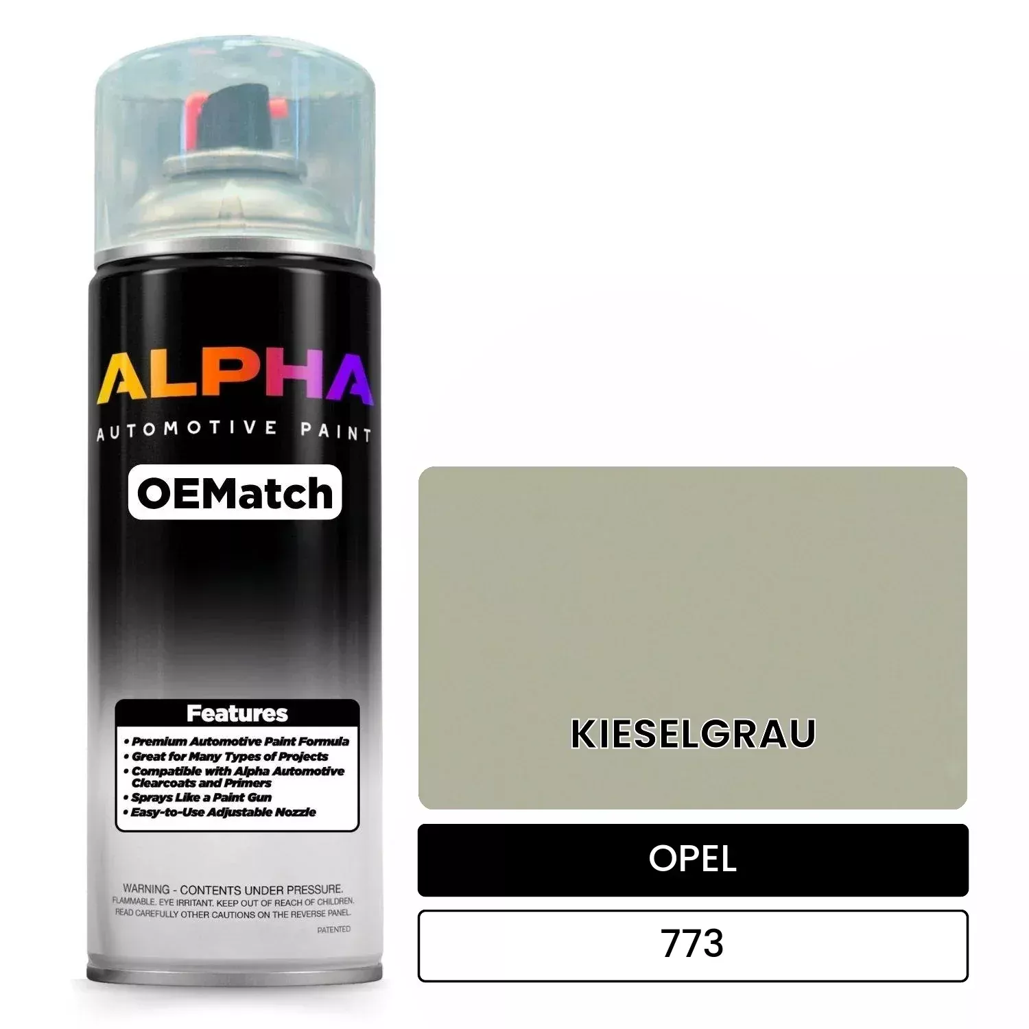 OPEL KIESELGRAU 773 | OEMatch Automotive Spraycan